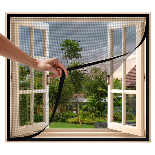 Window Mosquito Net 120 GSM Fiberglass-Black
