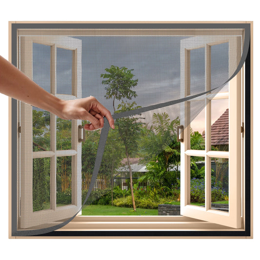 Window Mosquito Net 120 GSM Fiberglass- Grey