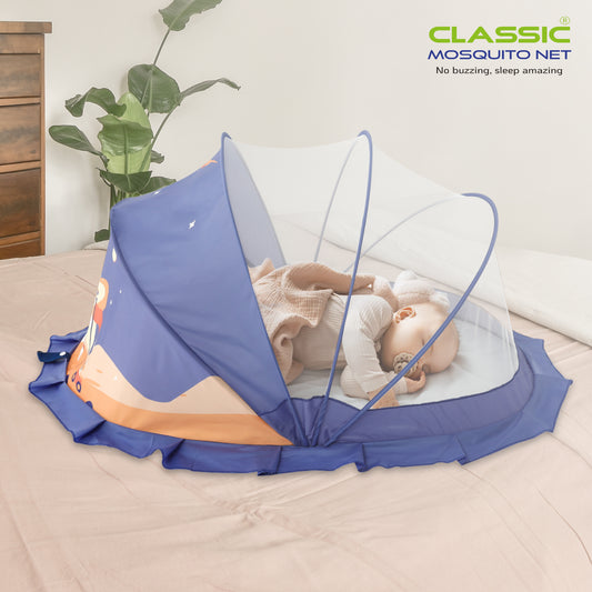 Mosquito Net for baby | Astronaut print|Bottomless Net for Infants (0 to 24 Months)
