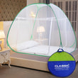 Mosquito Net for Double Bed/King Size(200x200x145cms)- Green