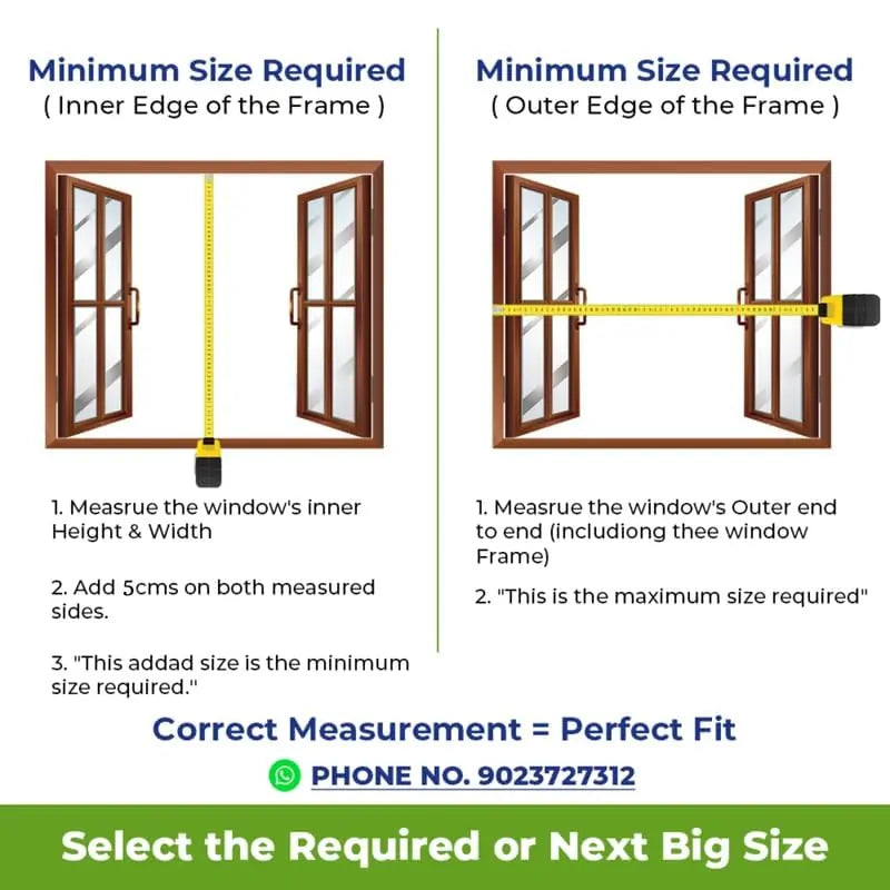 Brown 120 GSM Fiberglass Window Mosquito Net with Hook Tape