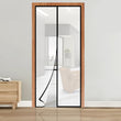 AC Curtain Magnetic by Classic Mosquito Net|Thermal Insulated Screen|Translucent Transparent Design|Insect,Pest,Pollen&Pollution Control|Privacy&Dust Shield for Door&Home,Energy Saving