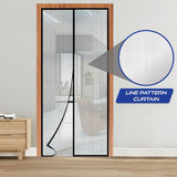 AC Curtain Magnetic by Classic Mosquito Net|Thermal Insulated Screen|Translucent Ribbed Design|Insect,Pest,Pollen & Pollution Control|Privacy&Dust Shield for Door & Home,Energy Saving