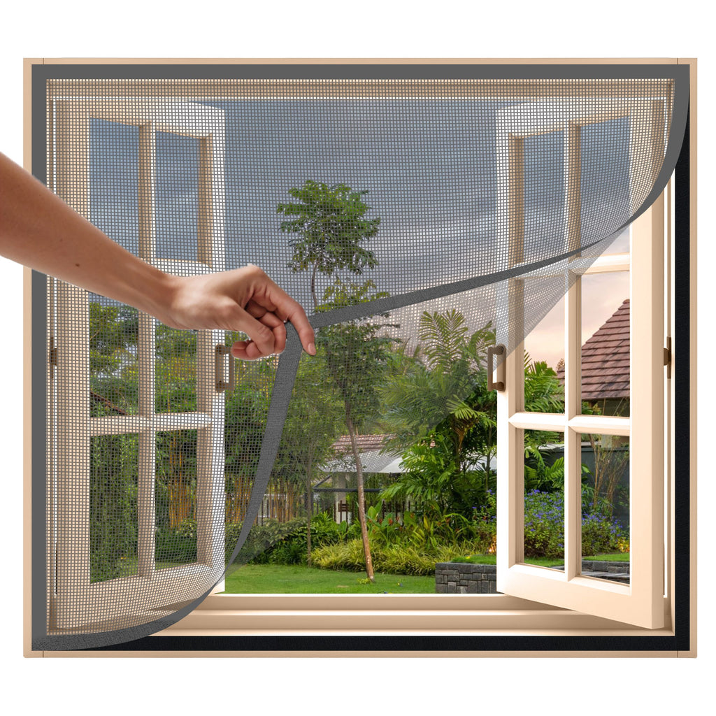 Window Mesh House.net Window Mosquito Net 120 GSM Fiberglass- Grey – Classic Mosquito Net