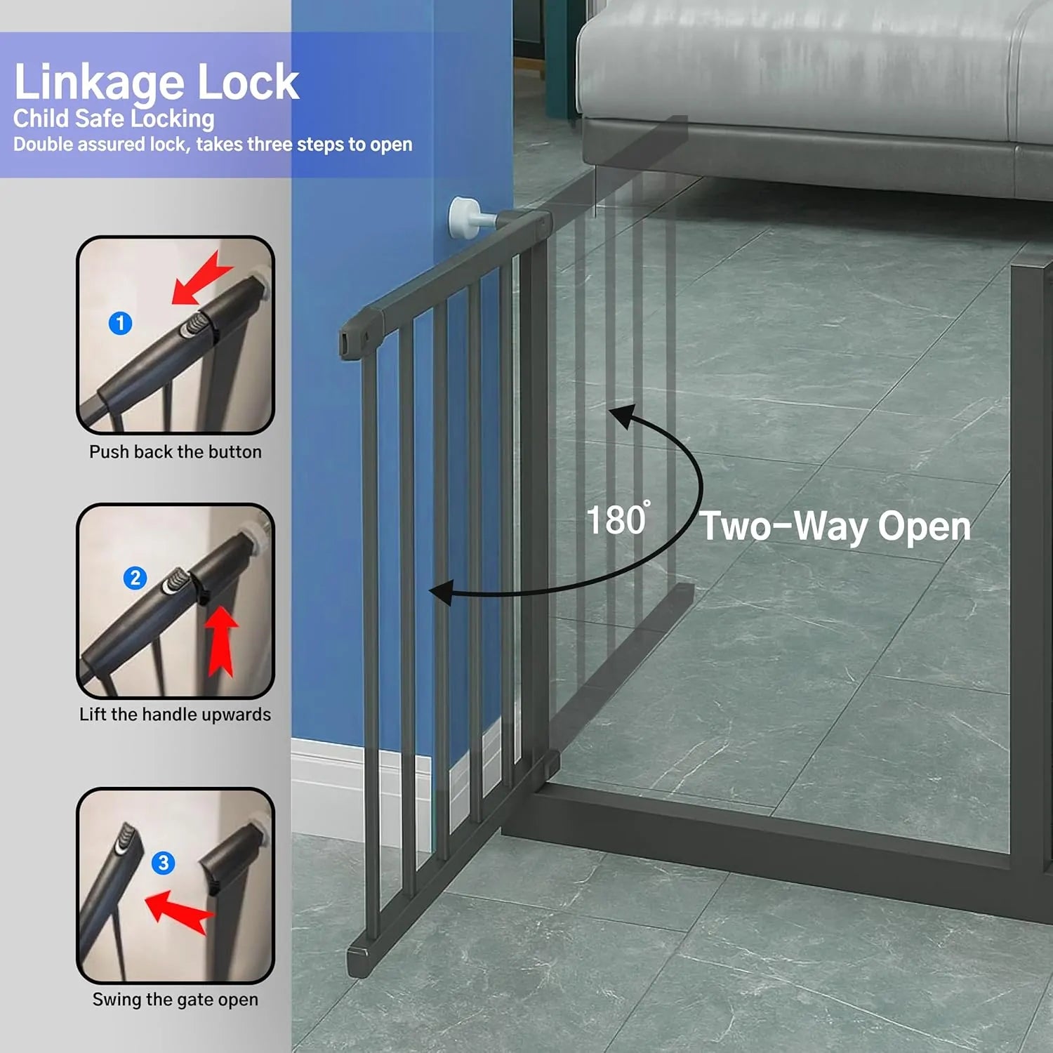 Baby Safety Gate- 76-83cms