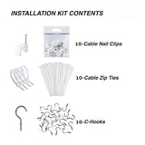 Bird Net for Balcony- White - 5X9 FT