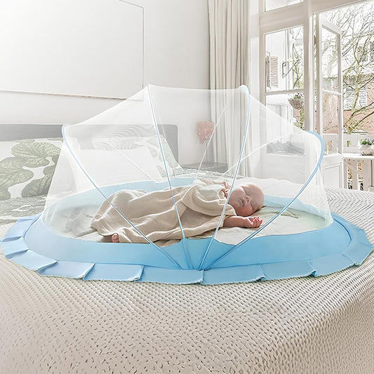 Mosquito Net for Baby | Bottomless Net for Infants (0 to 24 Months) - Ocean Green (Copy)