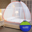 Mosquito Net for Double Bed/King Size(200x200x145cms)- Orange