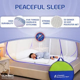 Mosquito Net for Double Bed/King Size(200x200x145cms)- Orange