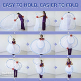 Mosquito Net for Single Bed(200x120x130cms)- Full Blue