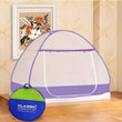 Premium Mosquito Net for Single Bed(200x120x130cms)-  Purple