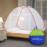 Mosquito Net for Single Bed(200x120x130cms)- Red
