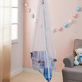 Jhula Mosquito Net for 0-3 Year Baby, Baby Cradle Swing with Side Zip Opening