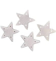 Star Patches for Mosquito Net- High Density Poly Ethylene Repairing Holes (White) Pack of 4