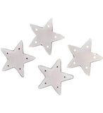 Star Patches for Mosquito Net- High Density Poly Ethylene Repairing Holes (White) Pack of 4