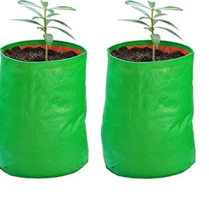 GroWonder Plant Bags for Home Garden, 18x18 inches, 230 GSM Strong, Terrace Gardening Vegetable Planting Pots, Woven Fabric Leafy Fruits Growing Containers , Pack of 1