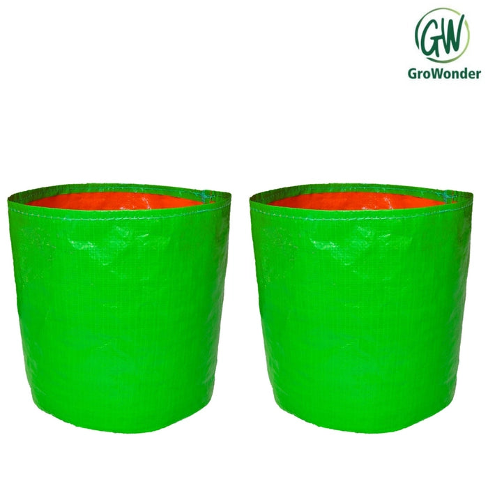 GroWonder Gardening Bags for Home, 9X9inches -Pack of 2