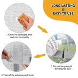 Mosquito Net Patch Repair Tape Self-Adhesive, Window Net and Insect Mesh Patch Tape for Torn Nets
